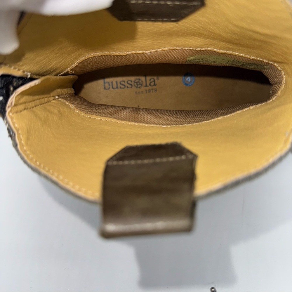 NEW BUSSOLA NORFOLK Olive Suede Women’s Western Cowboy Ankle Boots Size: 38/ 7.5 - Picture 3 of 7